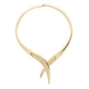 Gorgeous Golden Statement Choker Necklace